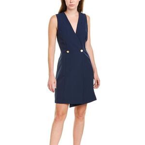 bebe Navy Sleeveless Mini Dress